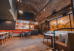 Restaurant, Brick Wall