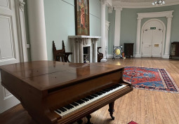 Reception, Piano, Wooden Floor
