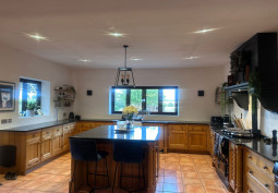 Kitchen, Kitchen (With Island), Kitchen (Wooden Units), Tiled Floor