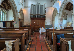 Church, Piano, Tiled Floor