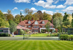 Tennis Court, Garden (Rear, Large) at Beautiful Contemporary Home In Buckinghamshire For Filming, Buckinghamshire