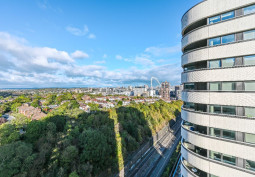 City View at Bright One Bedroom Apartment On The 15th Floor For Filming, London