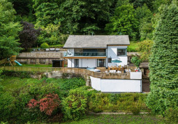 Plants, House at Contemporary Hillside Home With Panoramic Views Across The Valley For Filming, Derbyshire
