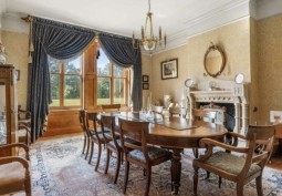 Diningroom at A Gothic Victorian Rectory Set In 7.3 Acres Of Garden For Filming, Essex