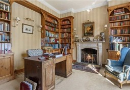 Home Office / Study at A Gothic Victorian Rectory Set In 7.3 Acres Of Garden For Filming, Essex