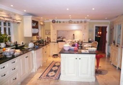 Kitchen (With Island) at Shoot and Stay Thatched Country House Film Location