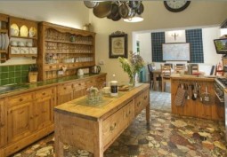 Kitchen (Rustic) at Scottish Castle Shoot And Stay Location For Filming, Dumfries & Galloway