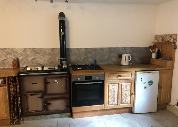 4. rustic wooden kitchen in Cumbria for filming