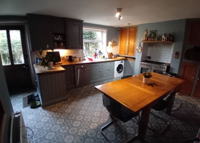 11. Kitchen (Coloured units), Kitchen With Table, Kitchen (Gas Hob)