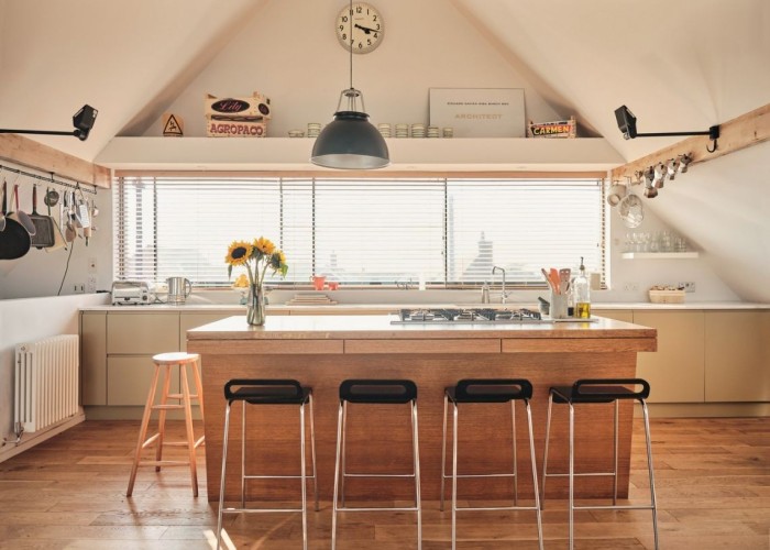 3. Kitchen (With Island), Kitchen (White units)