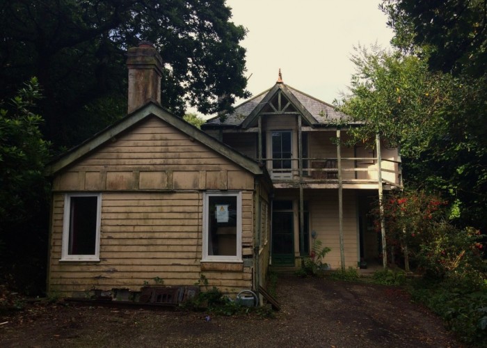 1. House / Cottage Exterior, Creepy House