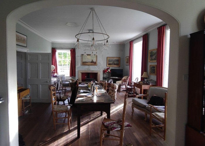 Diningroom at Film Location Hamlet with Arable Farm, Dorset