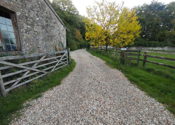Driveway at Film Location Hamlet with Arable Farm, Dorset