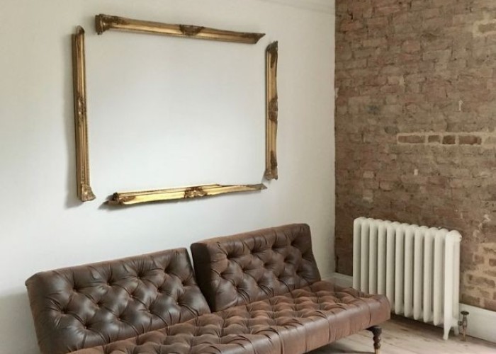 11. Livingroom, Brick Wall