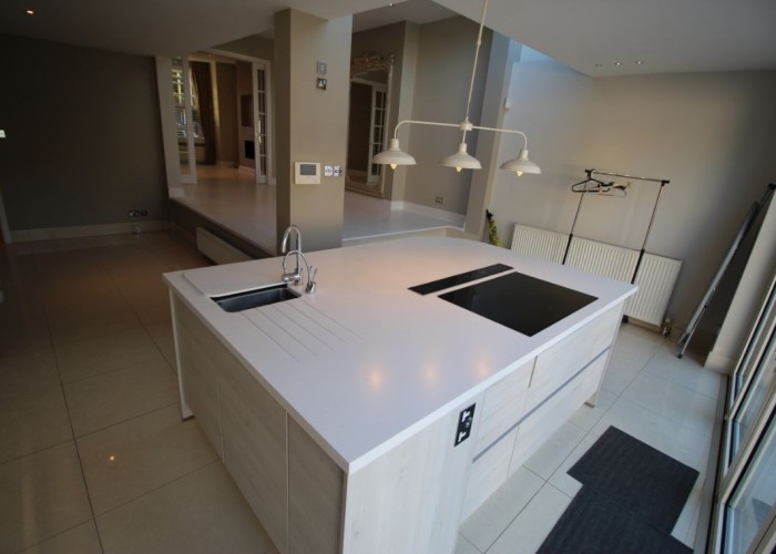 3. Kitchen, Kitchen (With Island), Kitchen (Cream or White units), Kitchen (Modern)