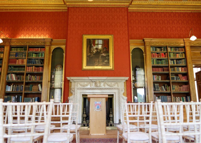 4. Ballroom, Fireplace