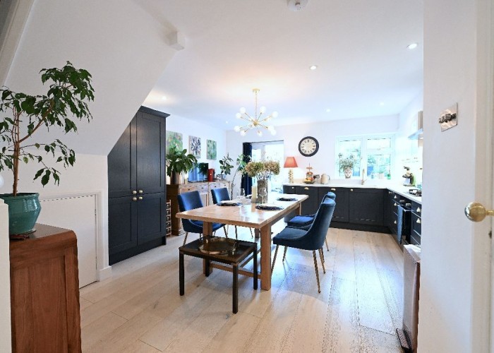 2. Kitchen (Coloured units), Kitchen With Table