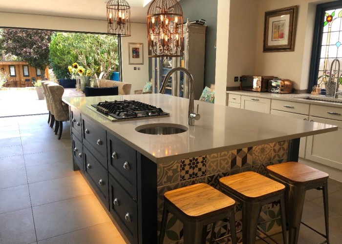 2. Kitchen (With Island), Kitchen (Coloured units), Kitchen (Modern)