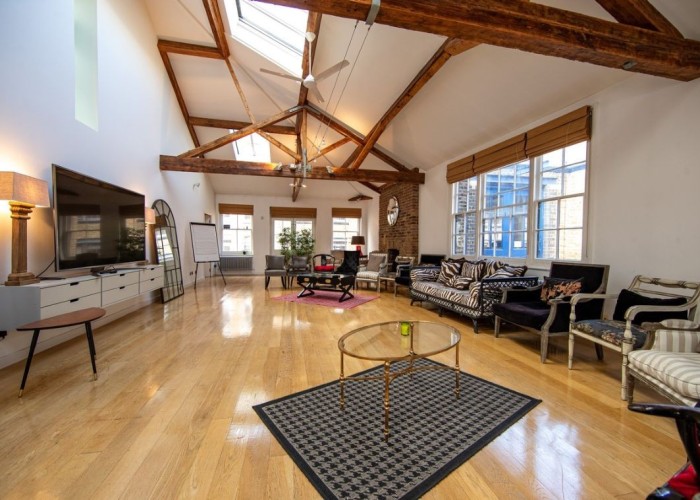 1. Event Space, Vaulted Spaces, Wooden Floor