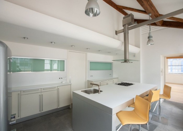 12. Kitchen (With Island), Kitchen (Cream or White units), Kitchen (Studios), Kitchen (Gas Hob)