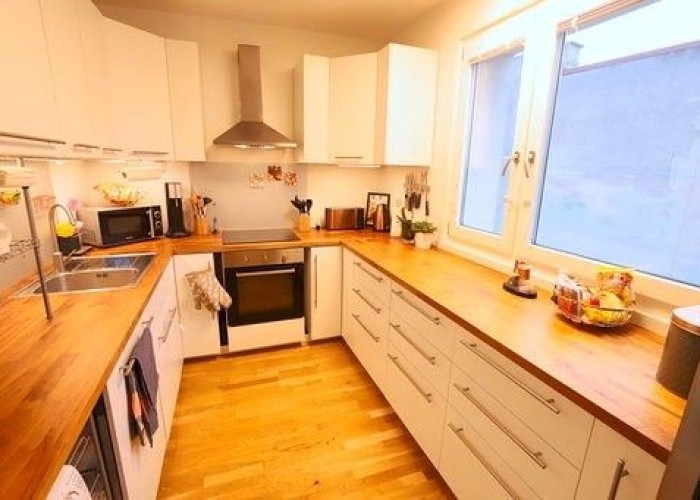 1. Kitchen (Cream or White units), Kitchen (Modern), Coronavirus-Friendly