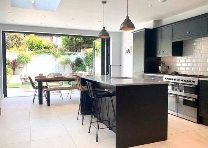 3. Kitchen (With Island), Kitchen (Coloured units), Kitchen (Modern), Kitchen With Table