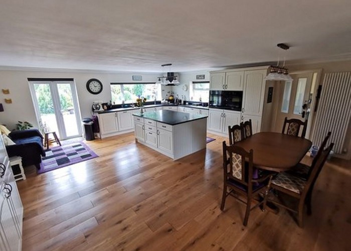 4. Kitchen (With Island), Kitchen (Cream or White units), Kitchen (Modern), Kitchen With Table