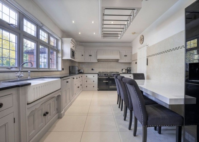 11. Kitchen (Cream or White units), Kitchen (Modern), Kitchen With Table