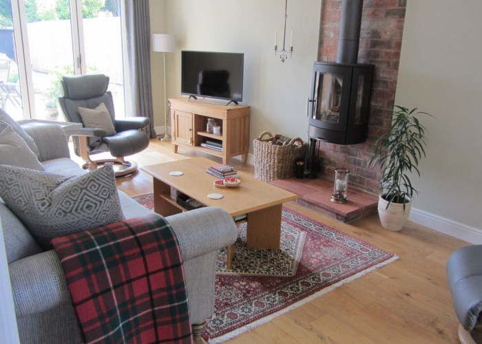 8. Livingroom, Wood Burner