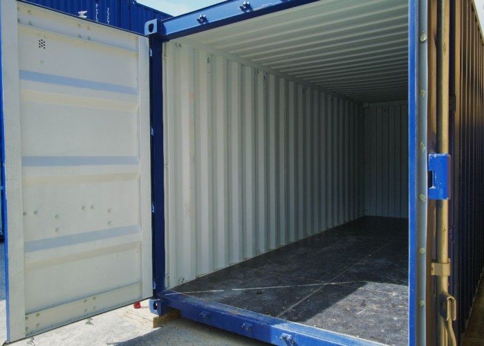 Container Yard In London For Filming, London