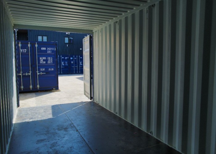 Container Yard In London For Filming, London
