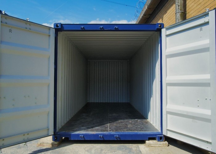 Container Yard In London For Filming, London