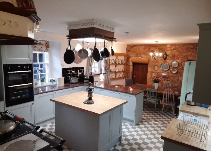 6. Kitchen (With Island), Kitchen (Coloured units), Kitchen With Table