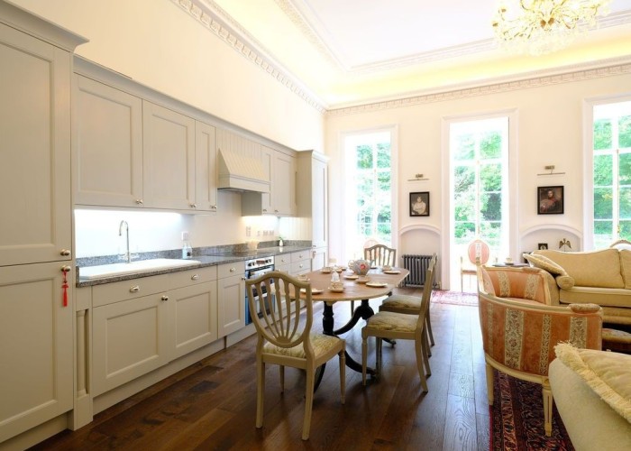 10. Kitchen (Cream or White units), Kitchen With Table, Kitchen (Electric/Induction Hob)