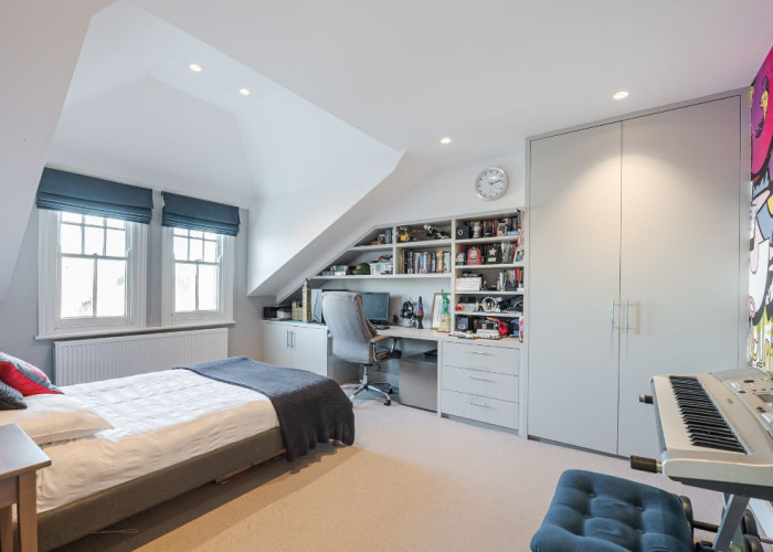 Bedroom at Victorian Semi Detached Home For Filming, London