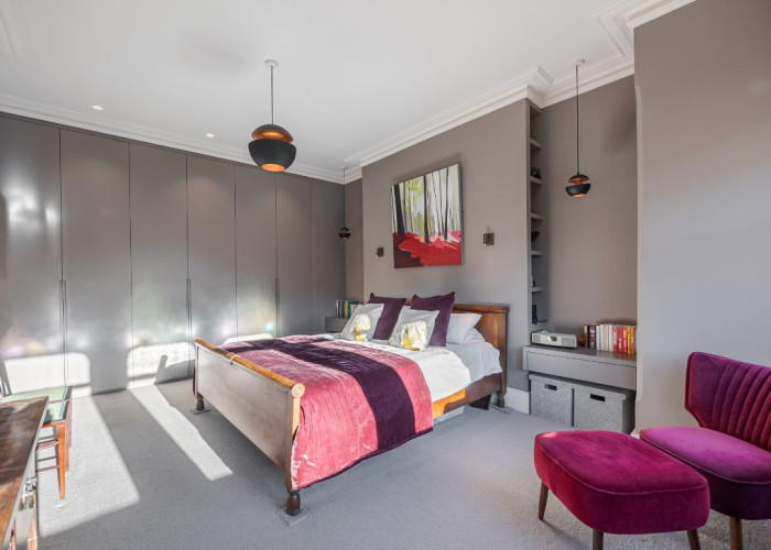 Bedroom (Master/En-Suite) at Victorian Semi Detached Home For Filming, London