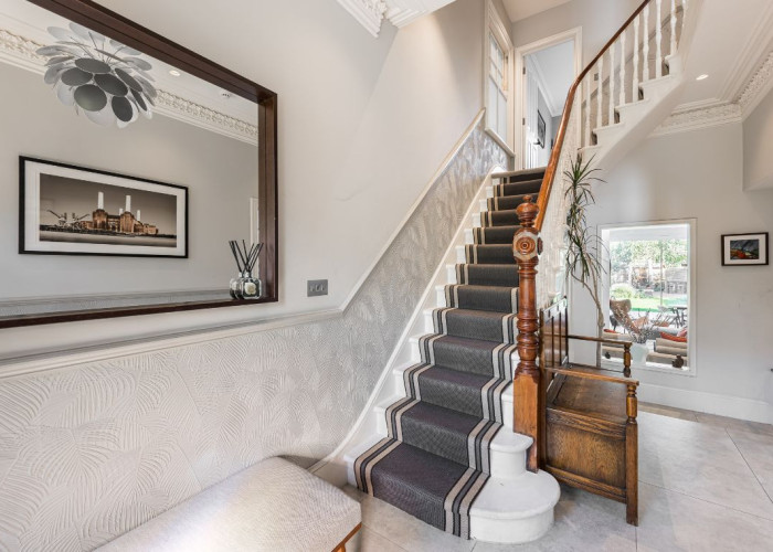 Stairway / Staircase at Victorian Semi Detached Home For Filming, London