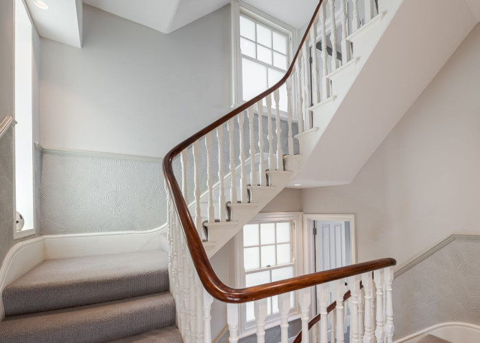 Stairway / Staircase at Victorian Semi Detached Home For Filming, London