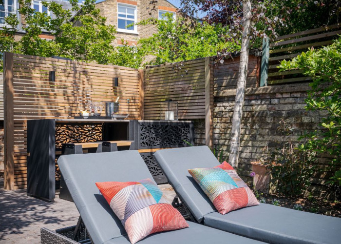 Furniture, Outdoor furniture at Victorian Semi Detached Home For Filming, London
