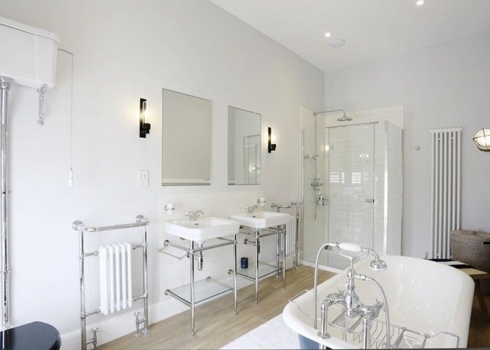 12. Bathroom (Large), Bathroom (Roll Top), Bathroom (2 sinks), Bathroom (Shower and bath)