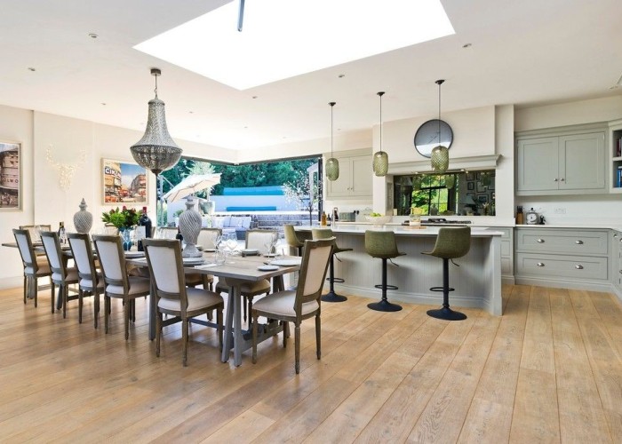 9. Kitchen (With Island), Kitchen (Coloured units), Kitchen (Modern), Kitchen With Table