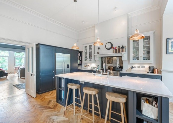 7. Kitchen (With Island), Kitchen (Coloured units), Kitchen With Table