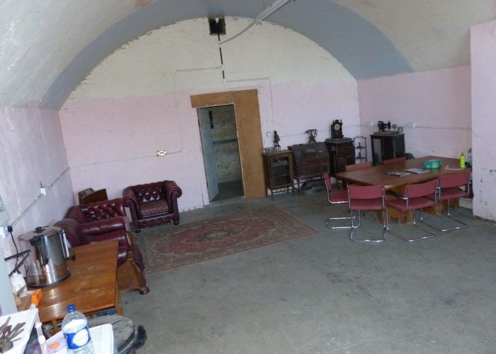 Cellar / Crypt / Basement at renovated = London: Derelict Fort With Bunkers For Filming, Kent