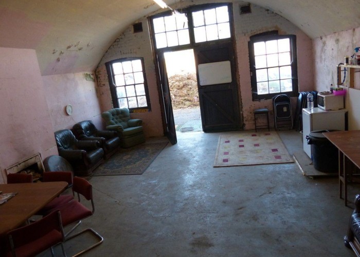 Bunker at renovated = London: Derelict Fort With Bunkers For Filming, Kent