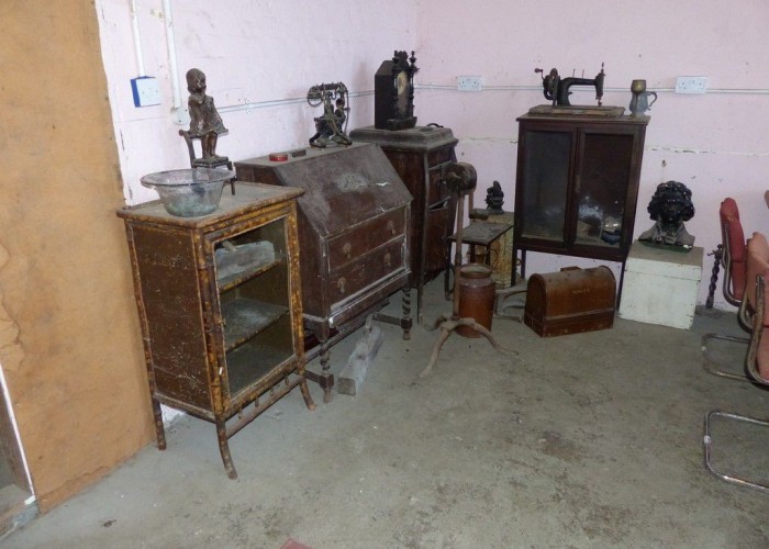 Store Room at renovated = London: Derelict Fort With Bunkers For Filming, Kent