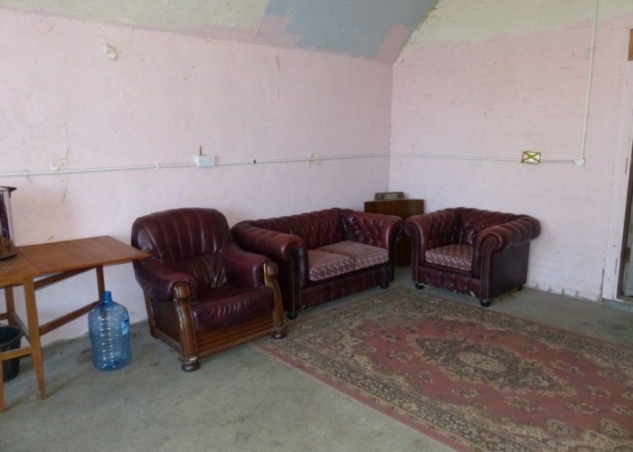Vaulted Spaces at renovated = London: Derelict Fort With Bunkers For Filming, Kent