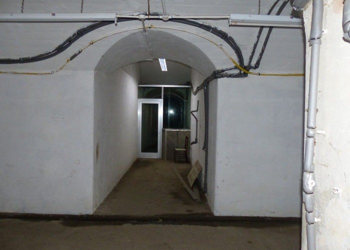 Tunnel at renovated = London: Derelict Fort With Bunkers For Filming, Kent