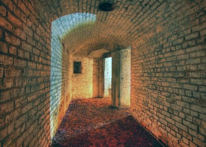 Bunker at renovated = London: Derelict Fort With Bunkers For Filming, Kent