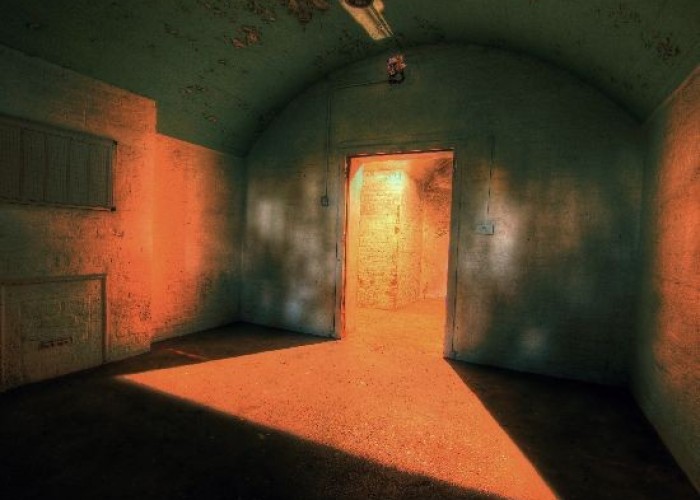 Bunker at renovated = London: Derelict Fort With Bunkers For Filming, Kent