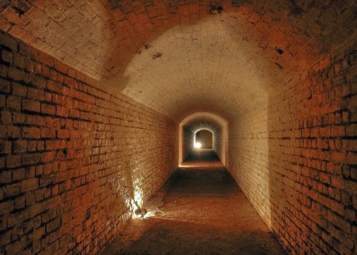 Bunker at renovated = London: Derelict Fort With Bunkers For Filming, Kent
